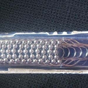 Shower curtin hooks.